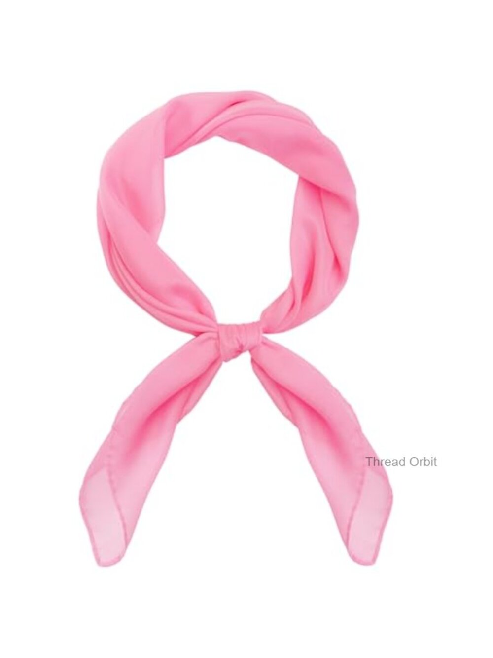 Chiffon Square Scarf 25.5 in Neck Scarf Bandana Handkerchief